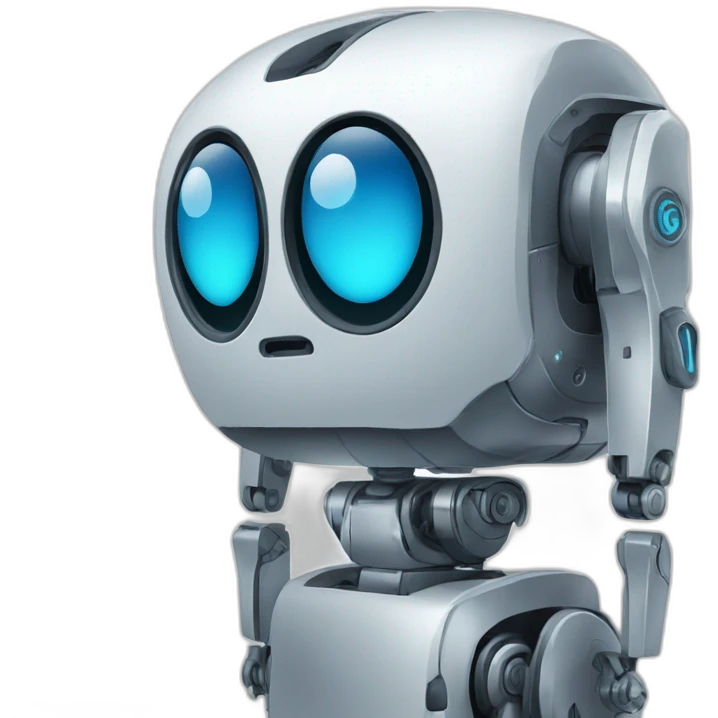 twitter logo with a robot emoji