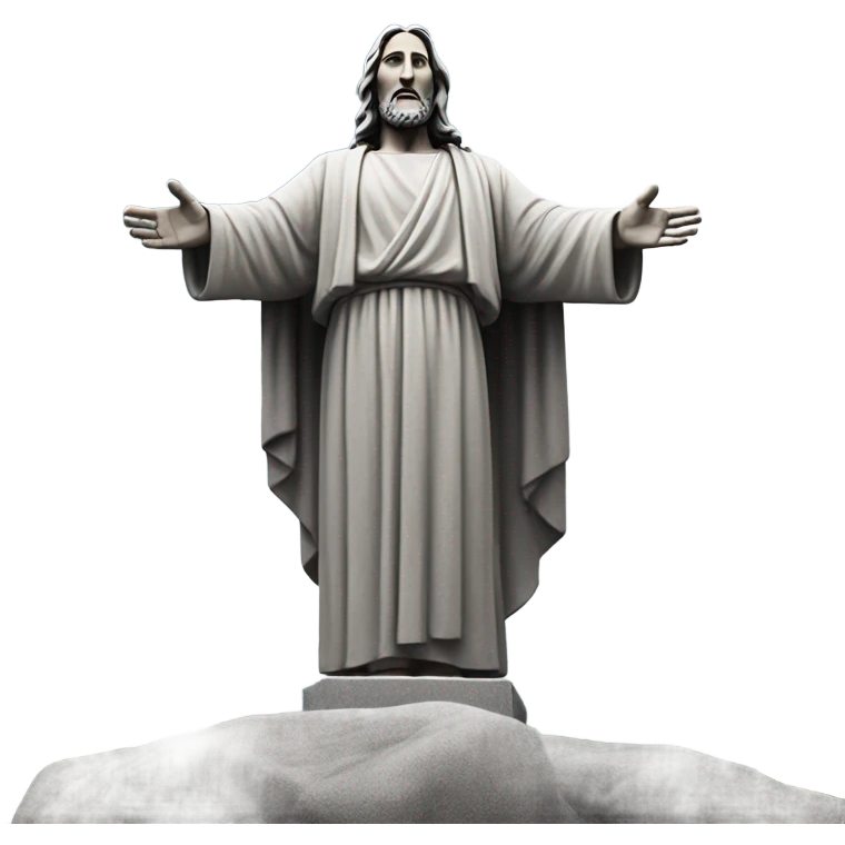 Christ the redeemer Brazil statue emoji