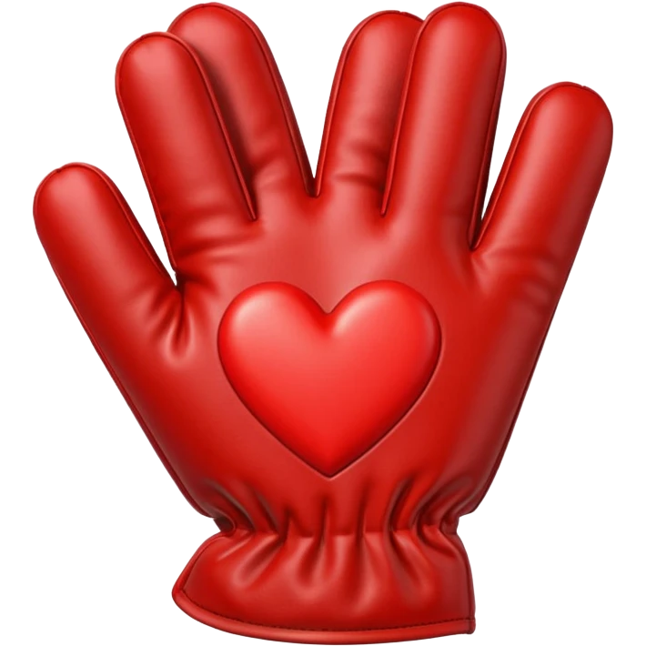 Love glove emoji