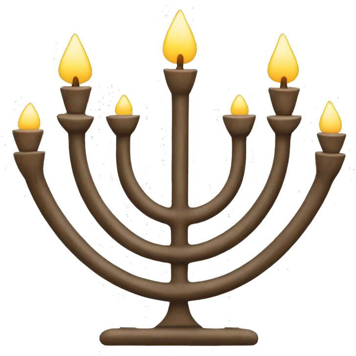 jewish menorah emoji