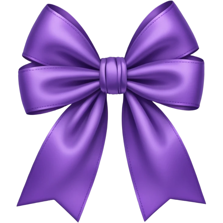 🎀in purple color  emoji