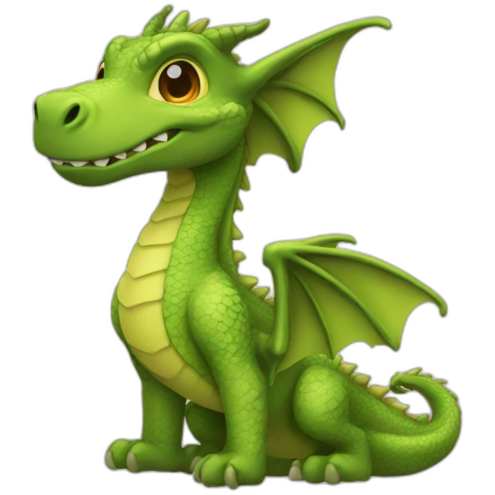 dragon cute romantic emoji