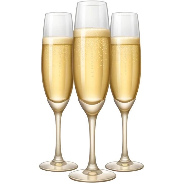 tower of champagne glasses emoji
