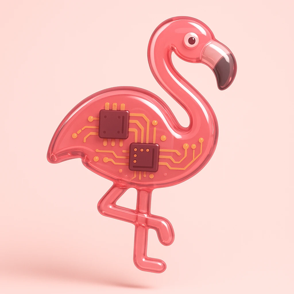 flamingo emoji