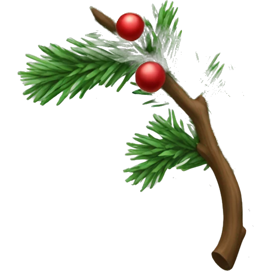 Christmas tree branch emoji