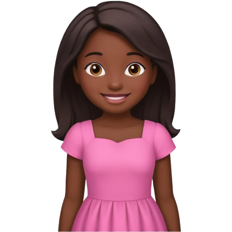 Black Christian girly girl emoji