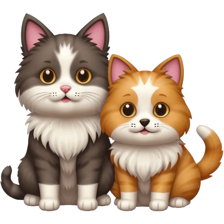 Cat dog emoji