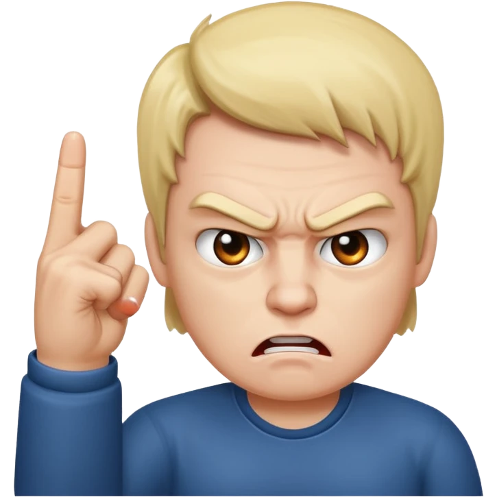 Angry fuck you emoji