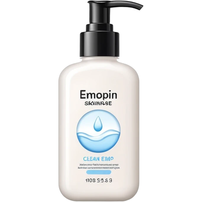 Minimalist skincare brand emoji