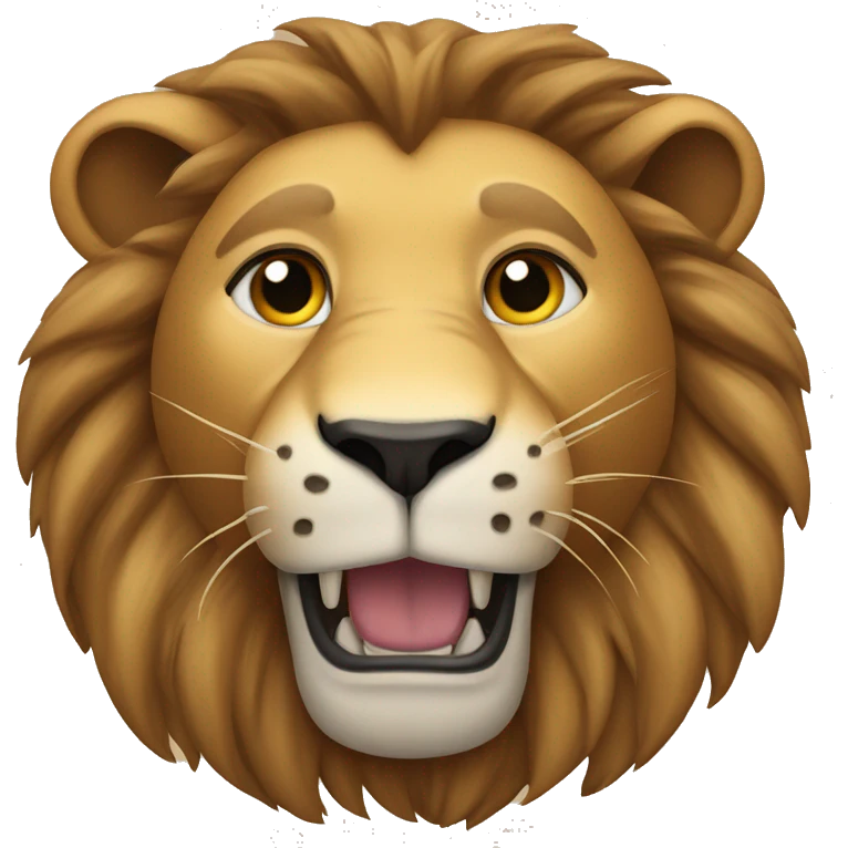 lion with 2 fingers  emoji