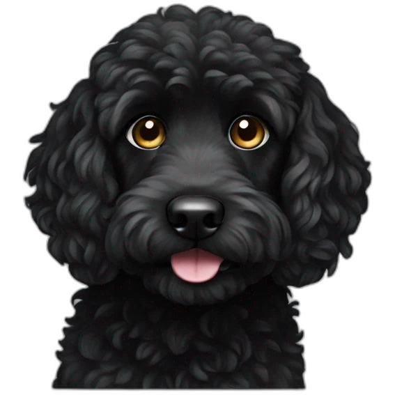 BLACK spoodle emoji