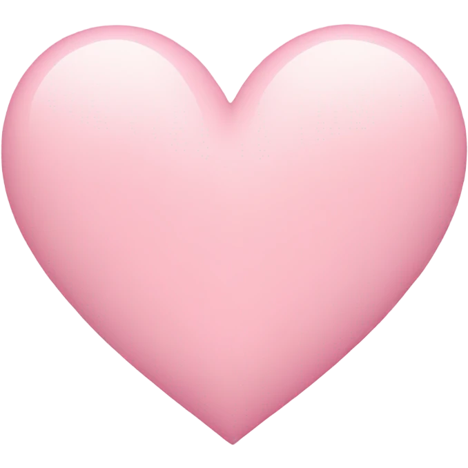 Pastell heart rosa emoji