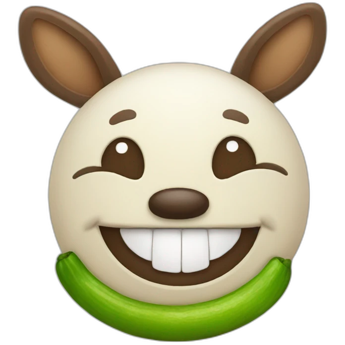 vegan smiley emoji