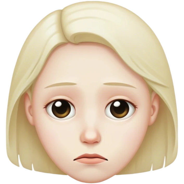 Sad person emoji