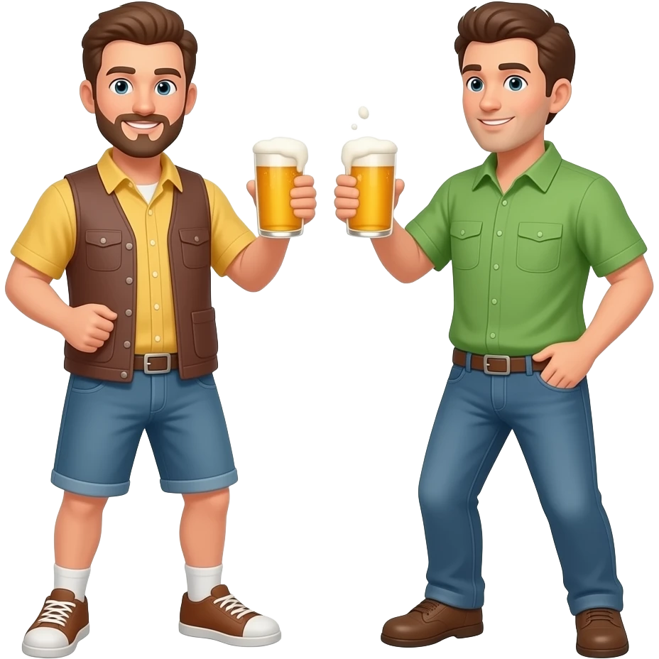 shotguning beer emoji