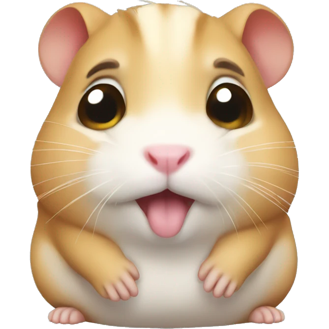 Crying hamster emoji