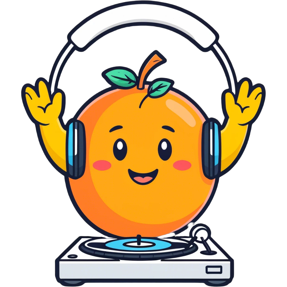 Grape fruit Deejay  emoji