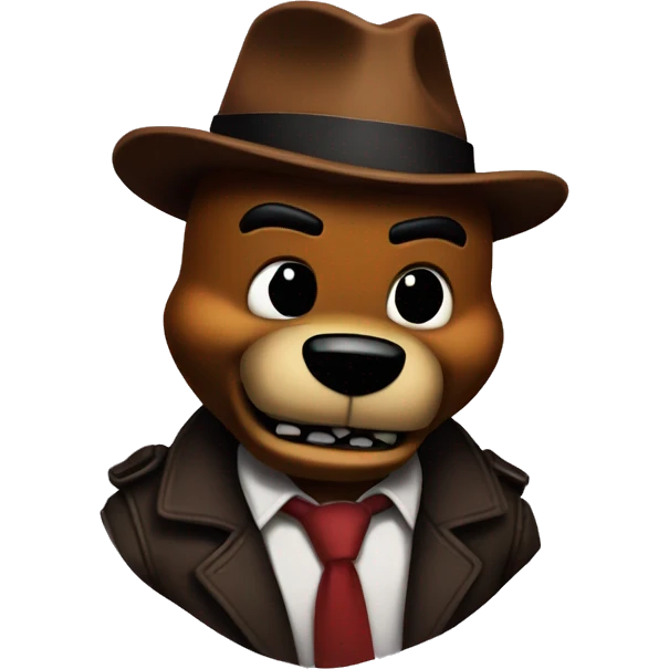 Gangster Freddy Fazbear emoji
