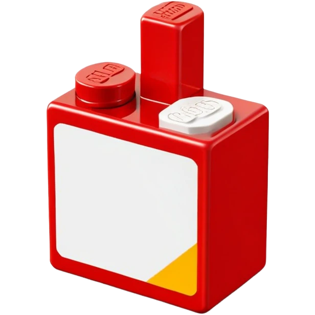 A piece of lego emoji