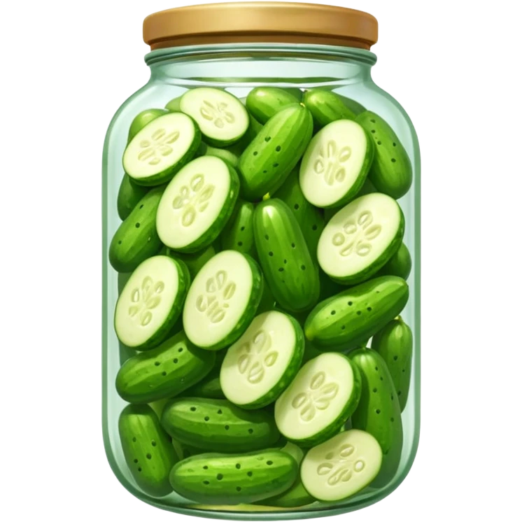 a jar of pickled cucumbers






 emoji