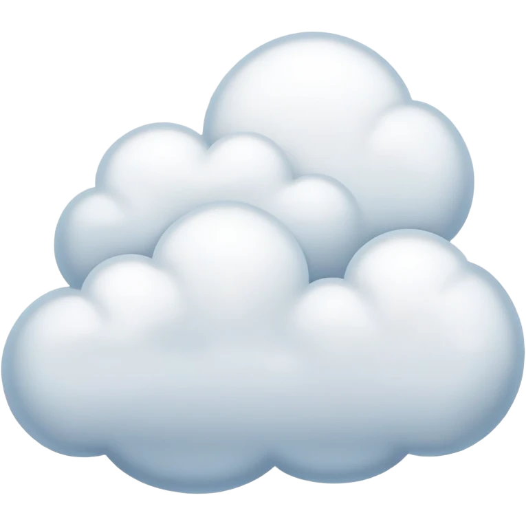 Slow white emoji