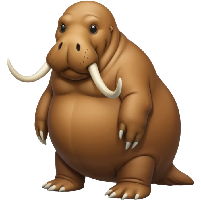 full body walrus emoji