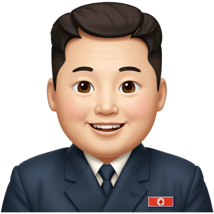Kim Jong Un smiling emoji emoji