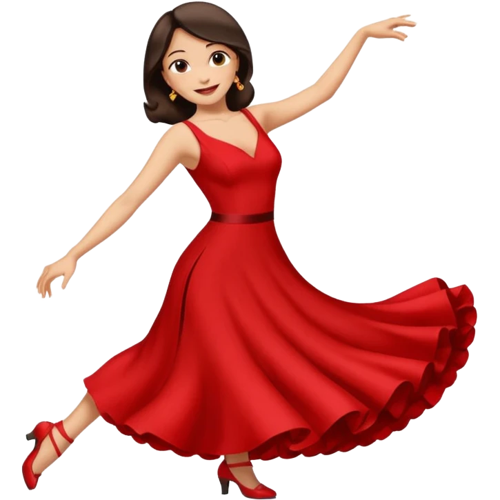 tango dancing woman emoji profile photo emoji