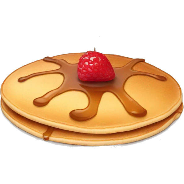 pancake that has been run over emoji