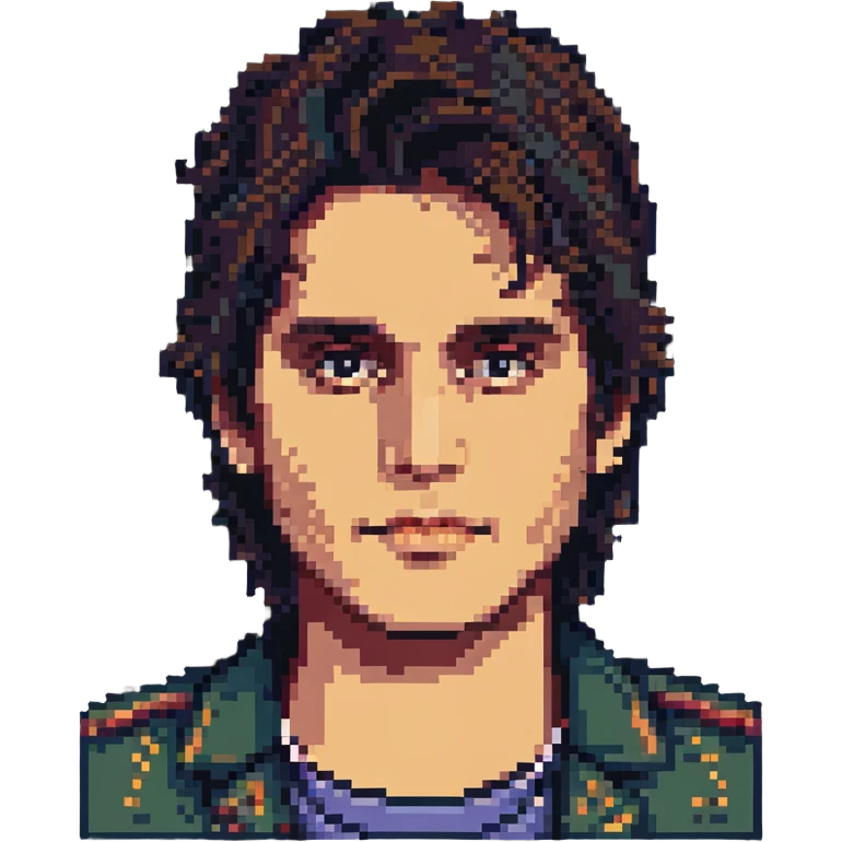 John Mayer pixel art emoji