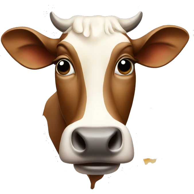 Cow with cheese  emoji