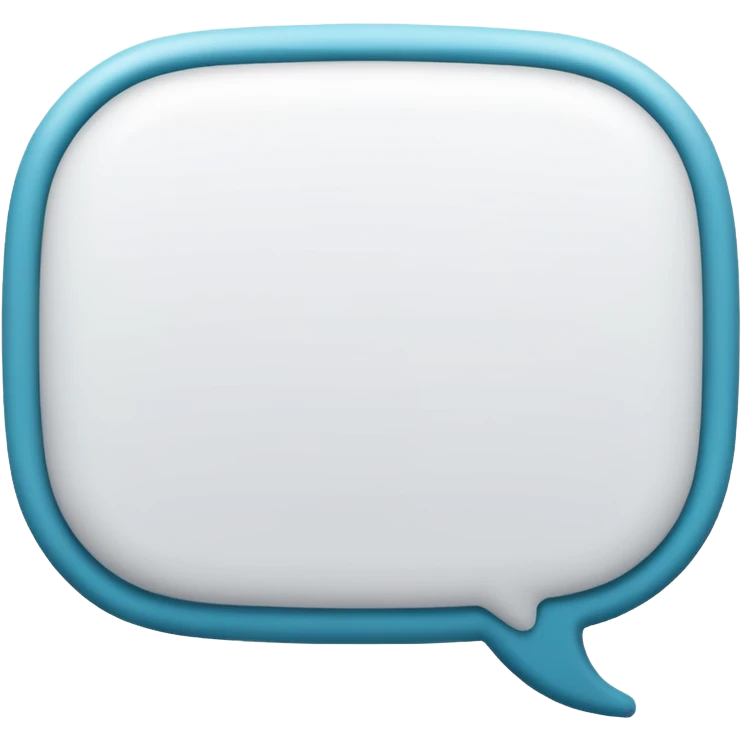 classic speech bubble emoji