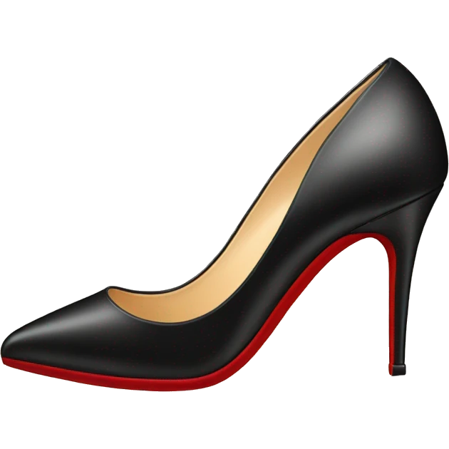 black louboutin heels emoji