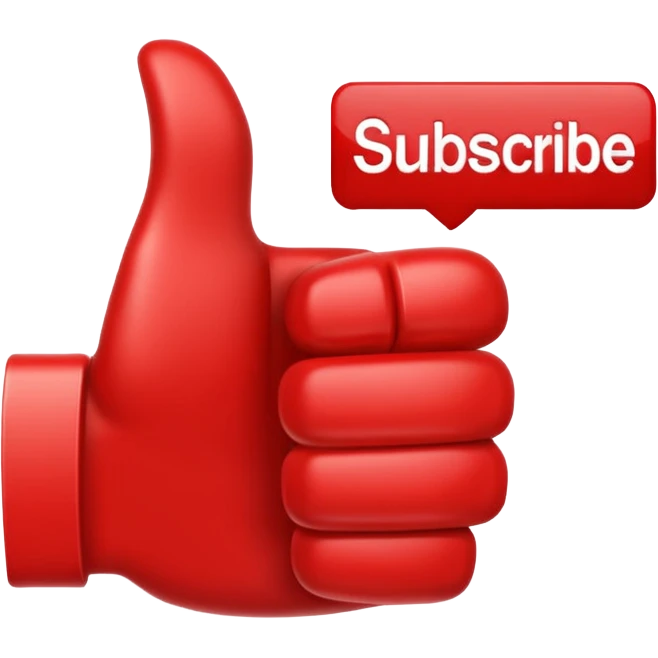 Like and Subscribe emoji