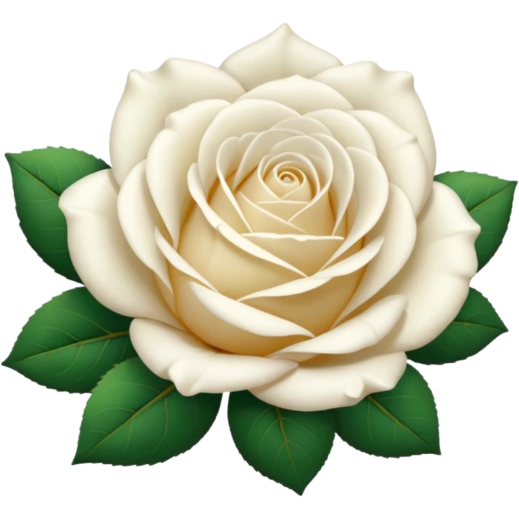 white rose emoji