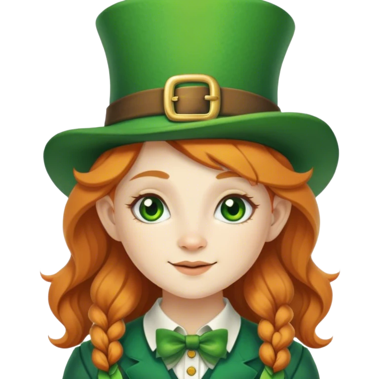 Girl leprechaun  emoji