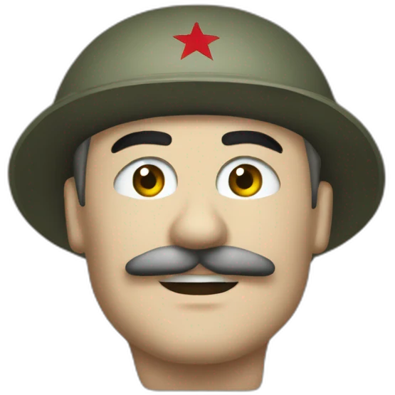 Josef Staline sur un tank emoji