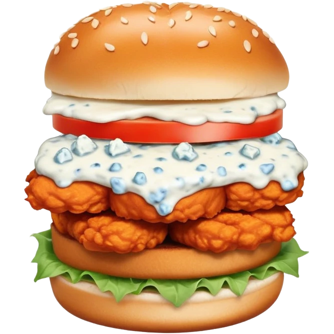 Buffalo chicken sandwich  emoji