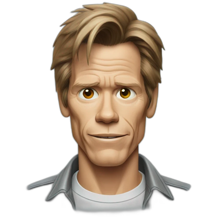 kevin-bacon cartoon wearing shirt emoji