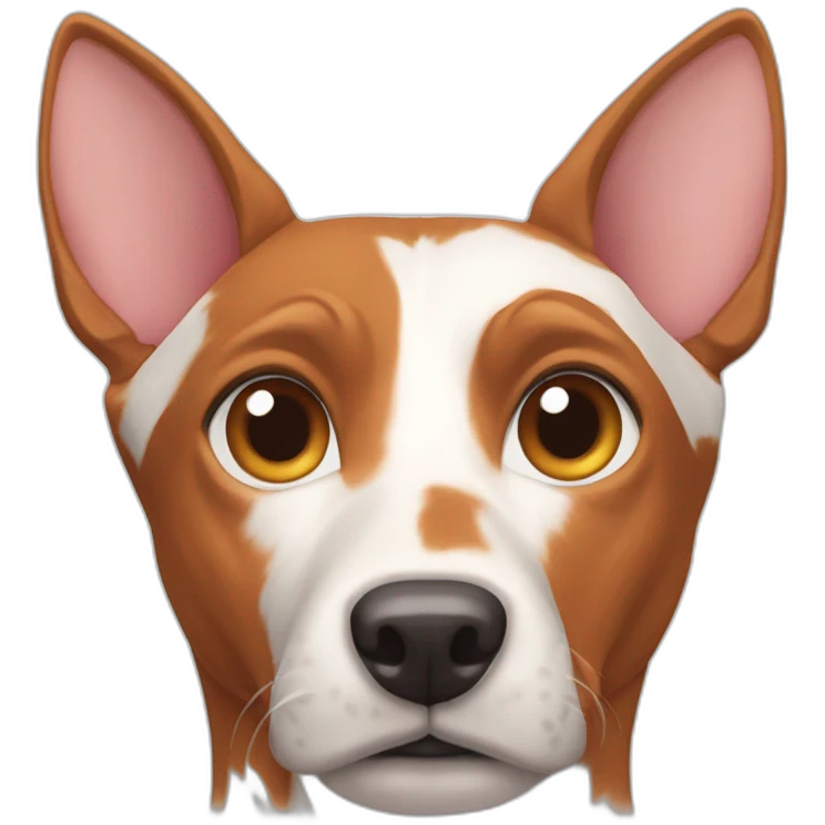 Cinematic Ibizian hound dog full body emoji