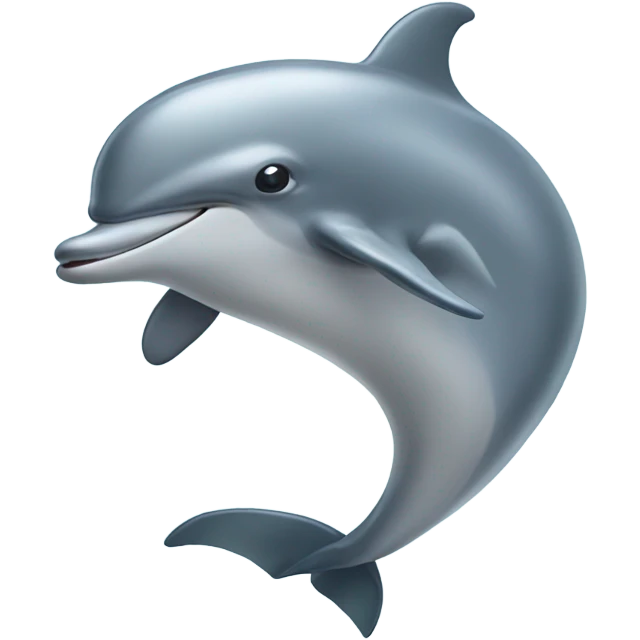Dolphin with pants emoji
