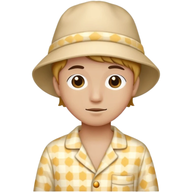Pajamas and hat emoji