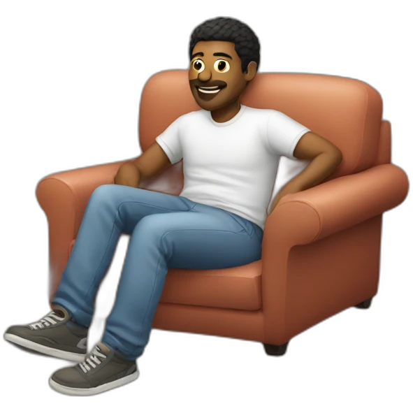 dude chilling emoji