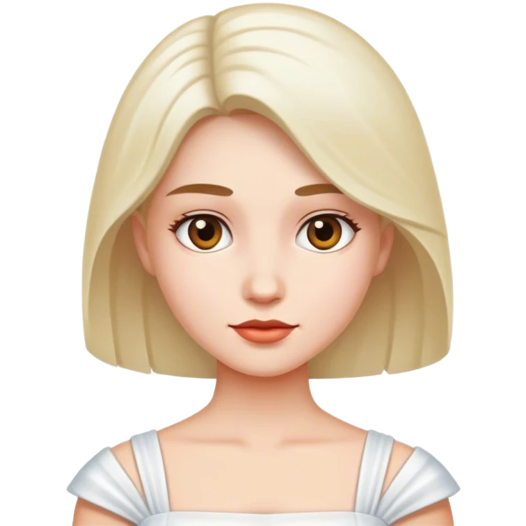 White dress emoji
