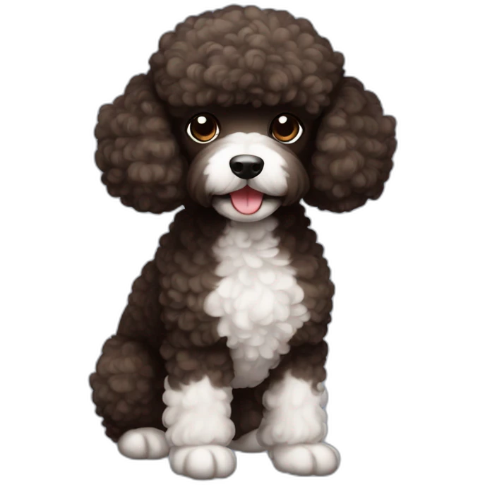 dark-brown-cute-poodle emoji