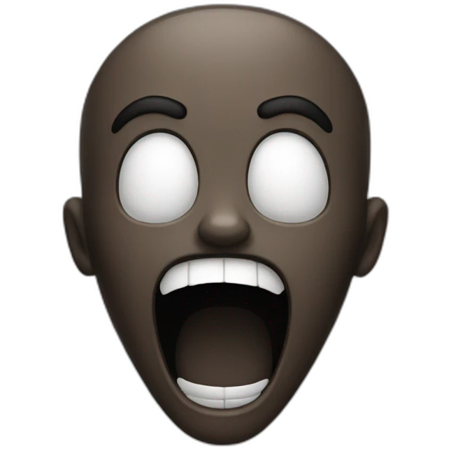 Scream emoji