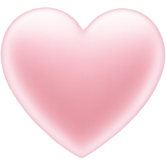 light pink heart with sparkles emoji