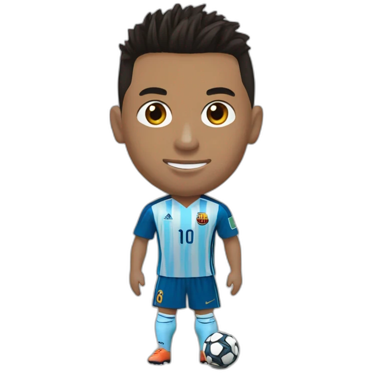 Ronaldo sur messi emoji