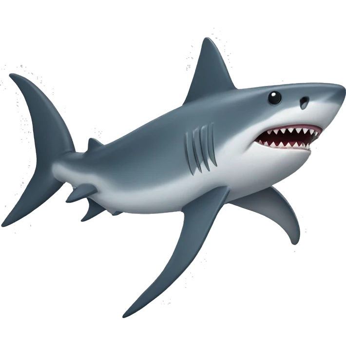 shark with topha emoji