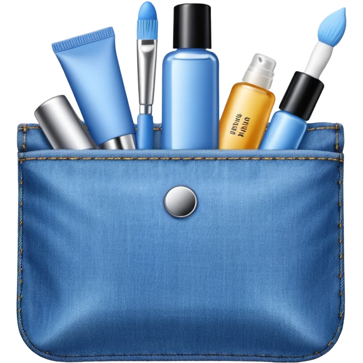 Denim skincare kit emoji
